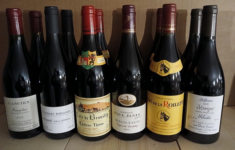 Assortiment 6 crus tradi 2015