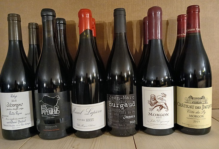 Assortiment 6 grands Morgon 2015