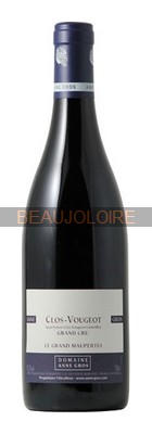 Bouteille Anne Gros Clos Vougeot Le Grand Maupertui