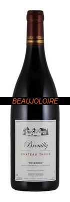 Bouteille Château Thivin Brouilly Reverdon