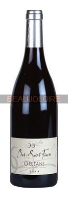 Bouteille Clos Saint Fiacre Orléans rouge