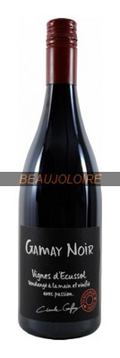 Bouteille Thivin Beaujolais-Villages Gamay Noir Vignes d'Ecussol