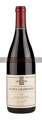 Bouteille Trapet Gevrey Chambertin Ostrea